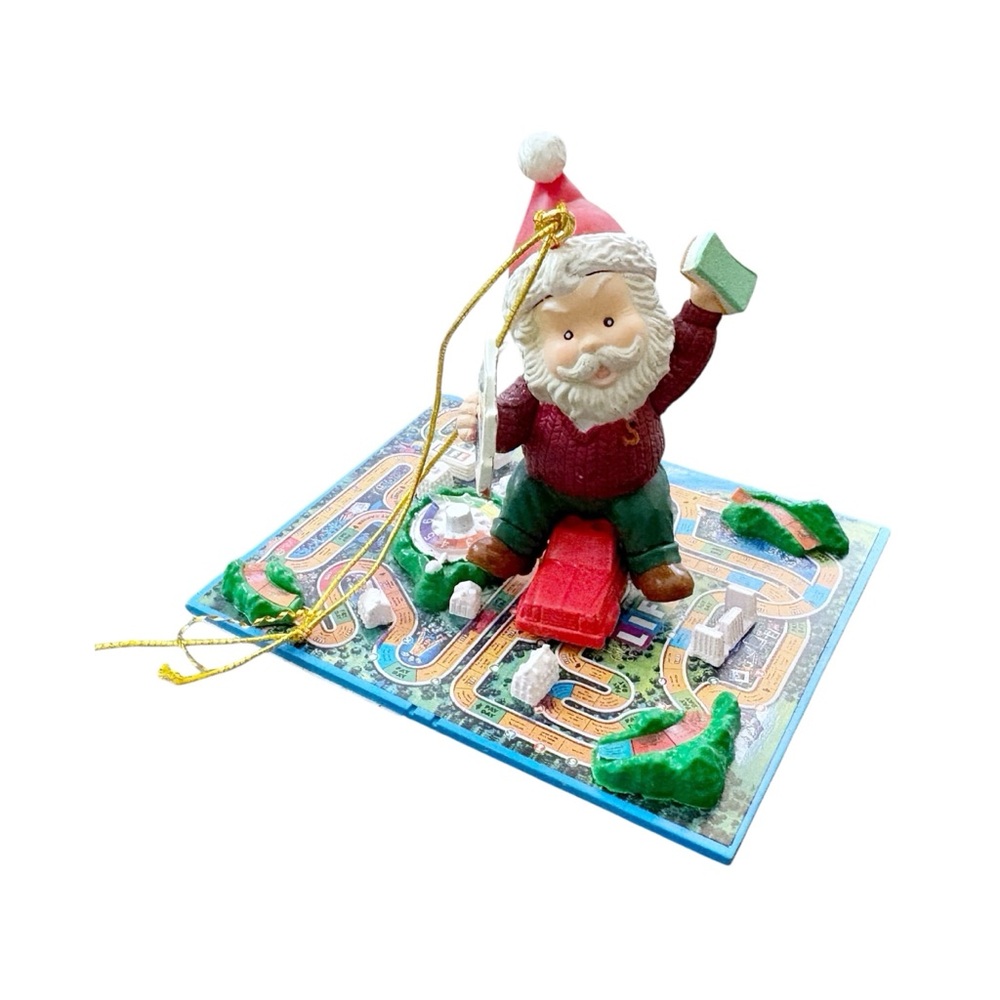 Vintage 1997 Enesco Hasbro Santa Clause Life Board Game Ornament